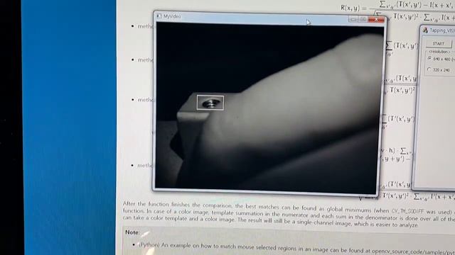 OpenCV template matching