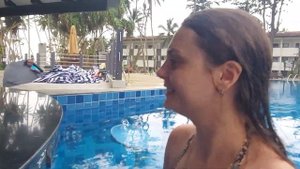 Tangerine Beach Калутара Шри Ланка репортаж из бассейна