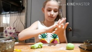 Кактус из солёного теста