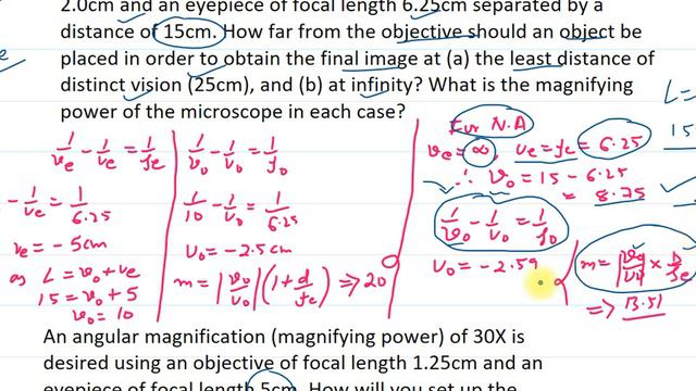OPTICAL INSTRUMENTS II PROBLEMS II MICROSCOPE II TELESCOPE смотреть онлайн