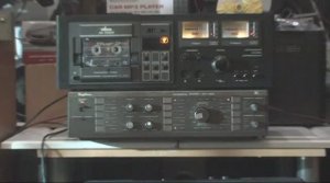 кассетный магнитофон Vilma 104 и усилитель Корвет 50у 068