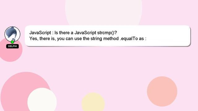 JavaScript : Is There A JavaScript Strcmp()?