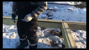 Строительство конюшни 9х12. Начало