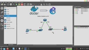 How to add linux Operating System in GNS3 as Docker container