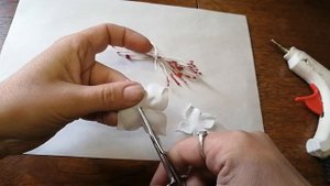 Нежные цветы из фоамирана