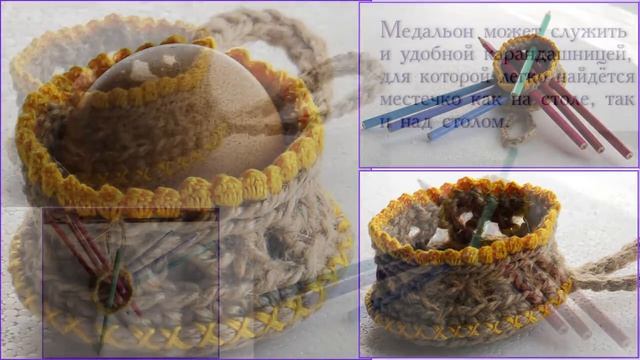 Вязано крючком: корзинки и саше для пасхальных яиц