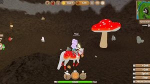 How to get the limited Toadstool Aura! Roblox Wild Horse Islands