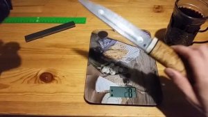Якутский нож из дамасской стали 2.