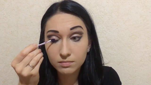 Вечерний МАКИЯЖ с ЖИДКИМИ тенями Сиреневая гамма смотреть онлайн