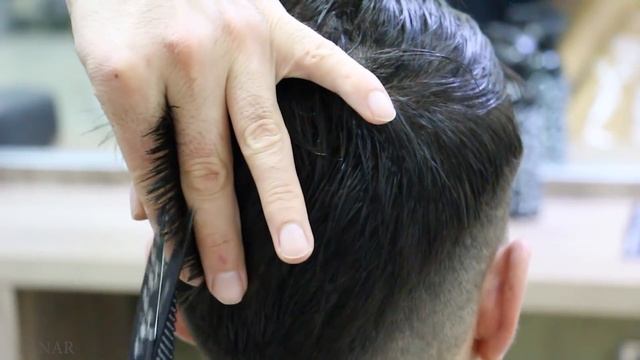 how to cut hair men hair cutting? learn men's modern hairstyle! #stylistelnar смотреть онлайн