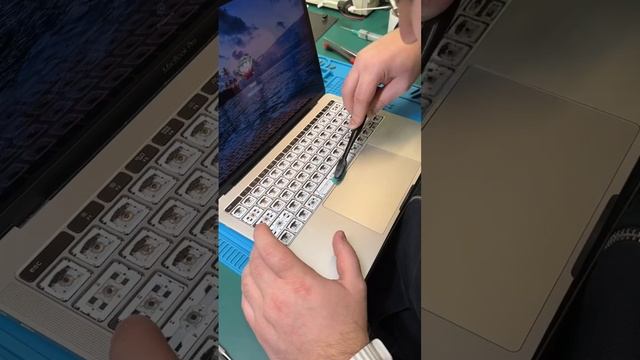 Как исправить залепание  клавиатуры на MacBook 2016 года