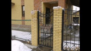 Ворота и калитки с элементами художественной ковки