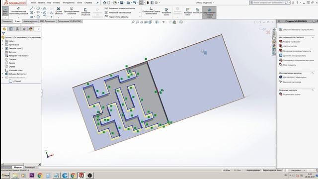 Зеркальное отражение. Урок по SOLIDWORKS №8