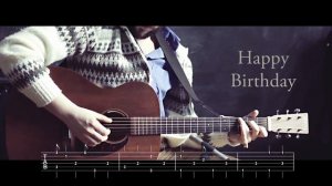 Happy Birthday - Travis Picking Arrangement (w/tab)