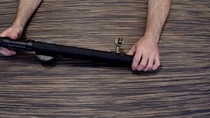 Крепление экшен камеры GoPro к подводному ружью.