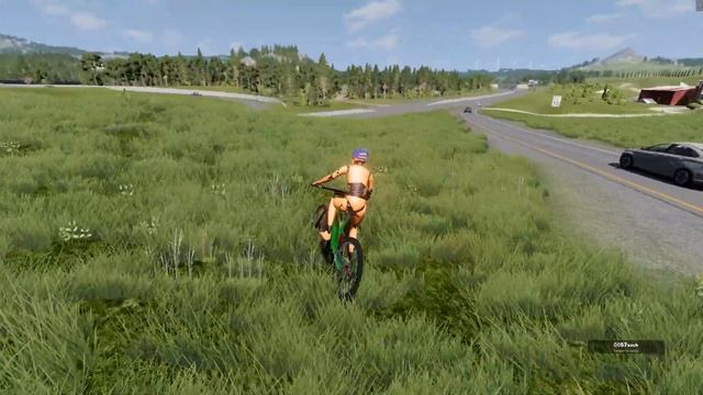 РАЗМАЗАЛО ПО АСФАЛЬТУ! ПОСЛЕДНЯЯ ПОЕЗДКА на ВЕЛОСИПЕДАХ - BeamNG.drive Online (BeamMP) смотреть онлайн