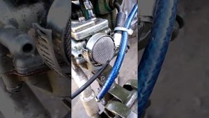 Лодочный мотор, двигатель от бензопилы Урал, нога от Стрелы