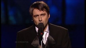 Eurovision 2005 Semi Final 20 Croatia *Boris Novković ft. Lado Members* *Vukovi umiru sami*16:9 HQ