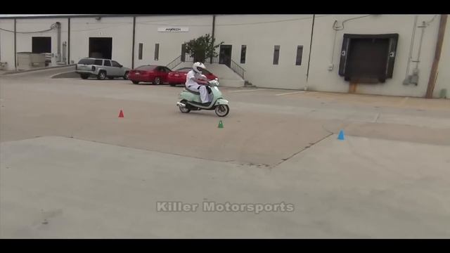 Killer Motorsports Biella 50cc Peace Scooter Demonstration смотреть онлайн
