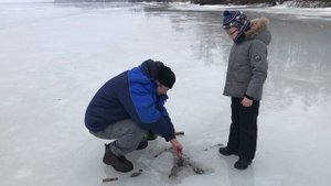 Зимняя рыбалка на Неве шестая часть