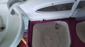 обзор стиральной машины полуавтомат evgo, часть 1