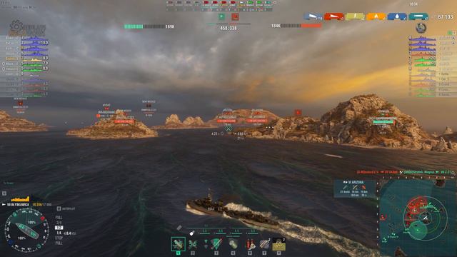 Błyskawica 7 Kills & 147k Damage | World of Warships Gameplay смотреть онлайн