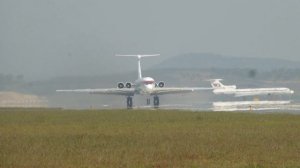 Air Koryo Il-62M taking off from Pyongyang Airport