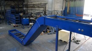 Скребковый транспортер | Цепной конвейер Z-образной формы от Аркон