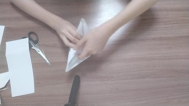 как сделать журавлика из бумаги? смотреть онлайн