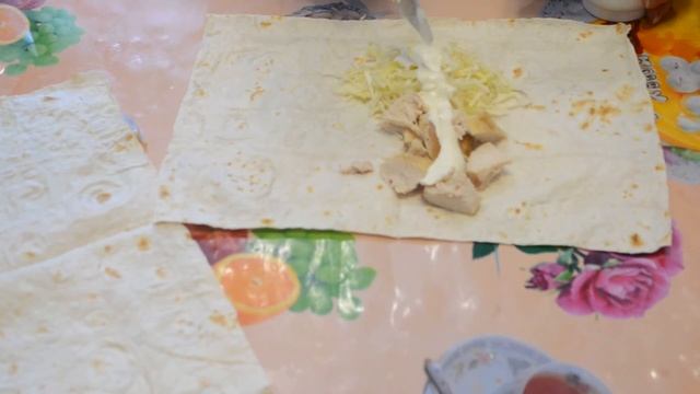 Домашняя шаурма с курицей! Самый лучший рецепт шаурмы!