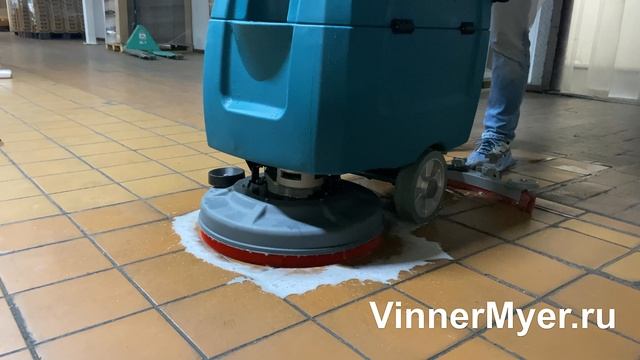 #Поломоечная машина #VinnerMyer S460B для уборки полов на пищевых производствах
