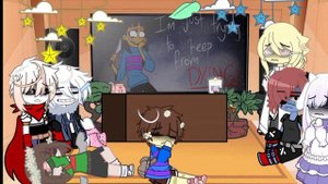 Undertale react to Game Over//new design//gacha//.