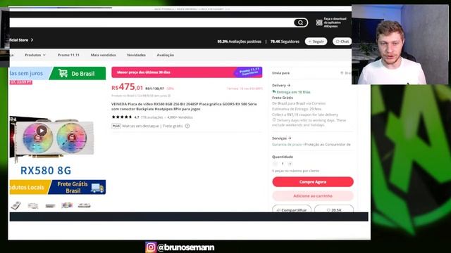 CHEGOU O DIA! VAMOS MONTAR SEU PC NA PROMOÇÃO 11/11 DO ALIEXPRESS, TEM MUITA COISA BOA! смотреть онлайн