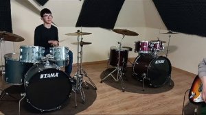 Партия барабанов Gitte giter. Репетиция