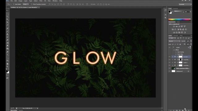 GLOW EFFECT PHOTOSHOP TUTORIAL - LIGHT GLOWING EFFECT смотреть онлайн
