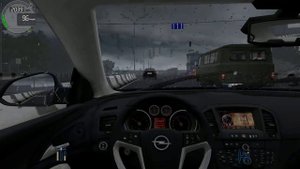 City Car Driving 1.5.3 Opel Insignia OPC rainy weather [G27]