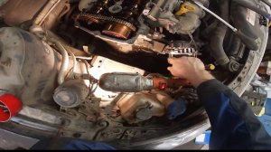 Замена цепи ГРМ KIA Hyundai/ G4FС