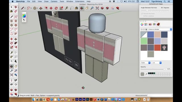 [SketchUp Tutorial] Create 3D Roblox Character using SketchUp смотреть онлайн