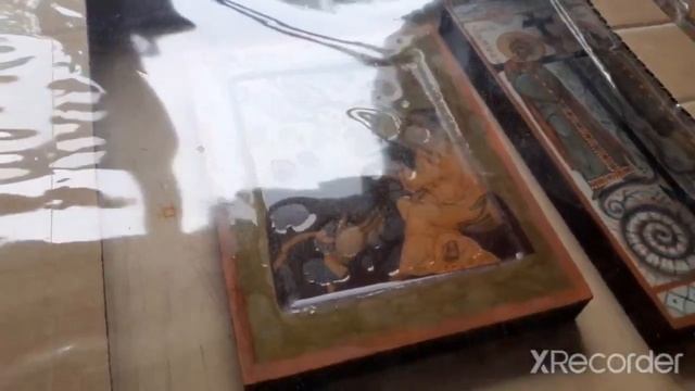 Как покрывать иконы ОЛИФОЙ. смотреть онлайн