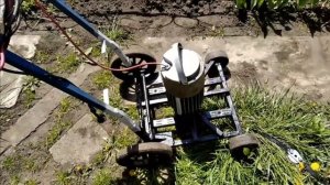 #газонокосилка   Электрическая газонокосилка своими руками