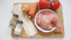 Суп с лапшой по казачьи