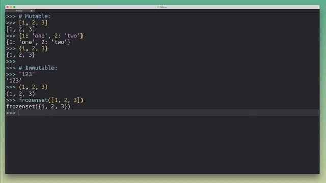Immutable vs Mutable Objects in Python