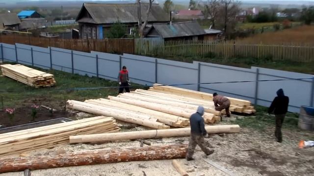 Дом 6 на 6 из бревна / Собираем сруб из бревна / "Мастер Дачи"