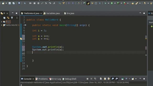 Programmer en JAVA DEBUTANT 16 les opérateurs Pré incrément et post incrément смотреть онлайн