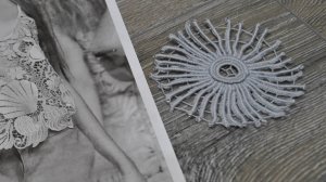 Морской еж для топа от Валентино. Вяжем вместе крючком. Морские мотивы в ирландском кружеве.