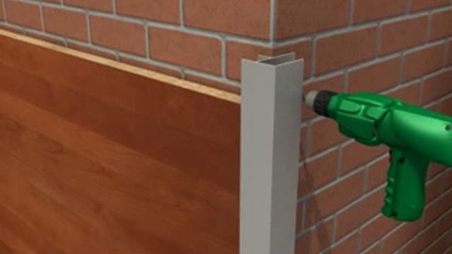 Профиль угловой Проcтой способ крепления декоративных панелей 2 400x296 смотреть онлайн