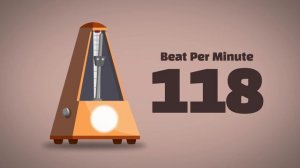 118 BPM Metronome [1Hour]