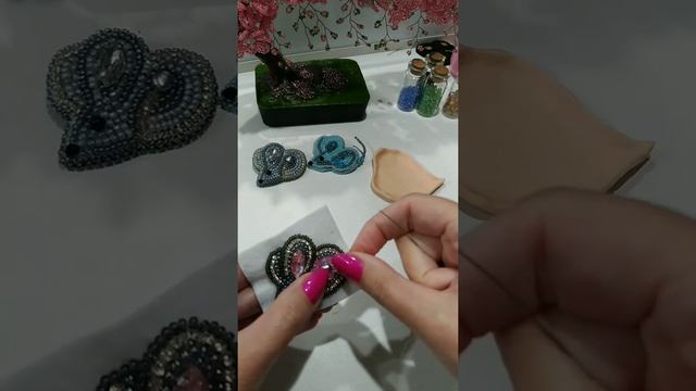 Мастер-класс брошь 'Мышка"