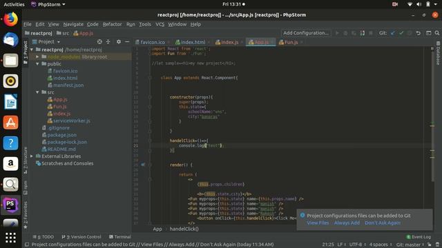 Event Handling in React JS