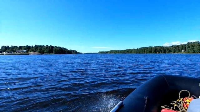 Путешествие из Выборга в Карелию на надувной лодке (часть 2). Выборг-Кронштадт. смотреть онлайн